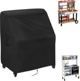 Merkloos Housse de protection pour cuisine d'enfant - 78x37x92cm, tissu 420D, couverture d'extérieur pour cuisine de boue
