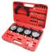 Compressietester synchronisatietester carburateur - Set van 4 - Met koffer