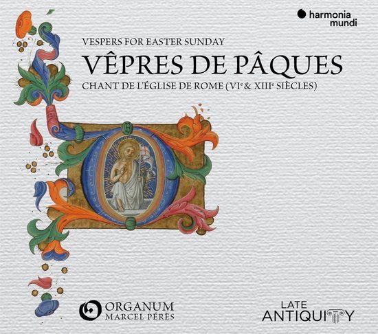 Vepres Harmonia Mundi Ensemble Organum, Marcel Pérès - Vespers For Easter Sunday : Chant de L'église de Rome (VIe & XIIIe Siècles) (CD)