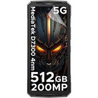 Phonillico® Screenprotector voor Doogee V40 Pro [Pack 2] Ultradunne, resistente beschermende plastic film