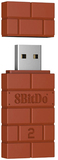 8Bitdo Wireless USB Adapter 2 - Bluetooth - Brown