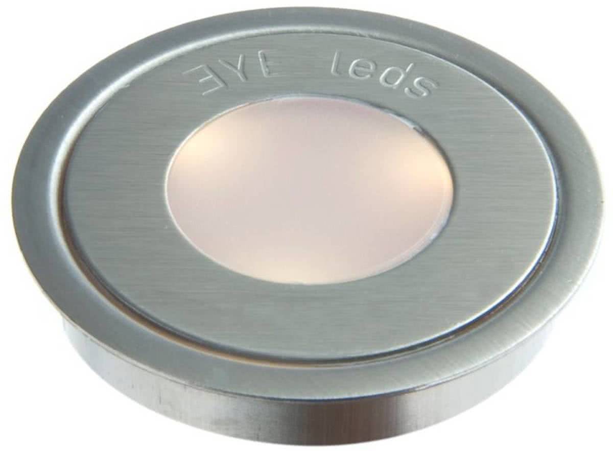 Eyeleds Rond RVS / Warm Wit 5 Leds