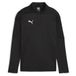PUMA Veste d'Entraînement teamFINAL Fermeture Éclair 1/4 - Noir Enfant, pointure YXL/164 cm