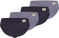 sloggi Heren slip / onderbroek 4 pack men GO Natural grijs / donkerblauw XXL