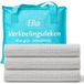 Ella® Couverture rafraîchissante 200x200 cm - 100% Bio-Tencel - Gris clair
