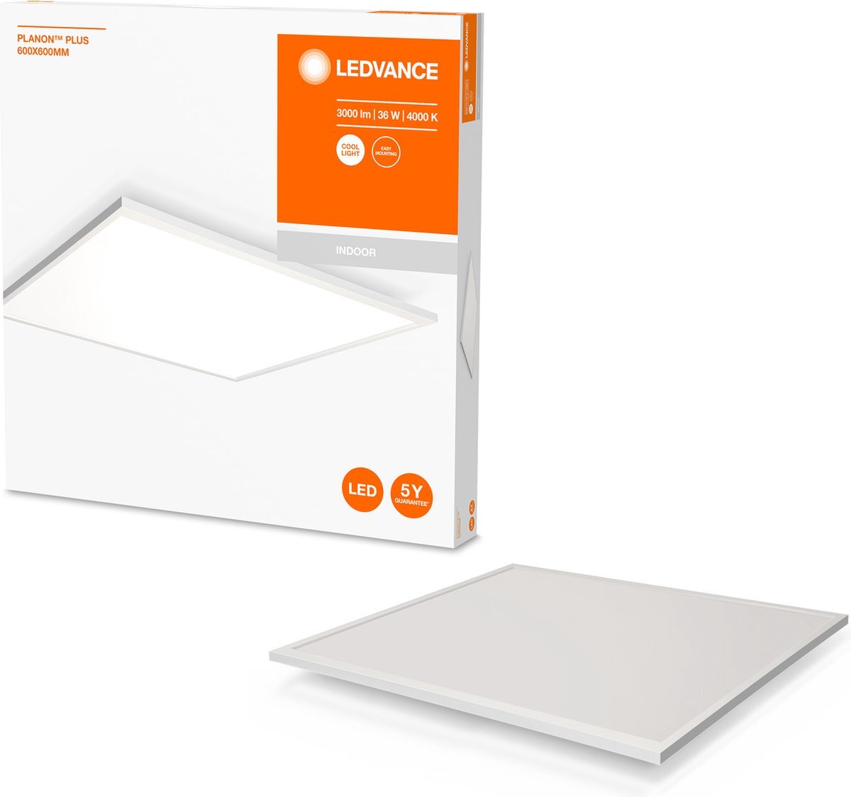 Ledvance PLANON Plus Flat panel armaturen voor plafond opbouw 6-X6-cm 36W 84-lm