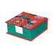 Clairefontaine 116226C - Kartonnen Kubus van 300 Effen Vellen 9,8x9,8 cm Ivoorpapier 90g - Doos met Floraal Frida Kahlo Illustratie 11x11x4 cm - Doos met Gesatineerde Afwerking - Frida Kahlo Collectie