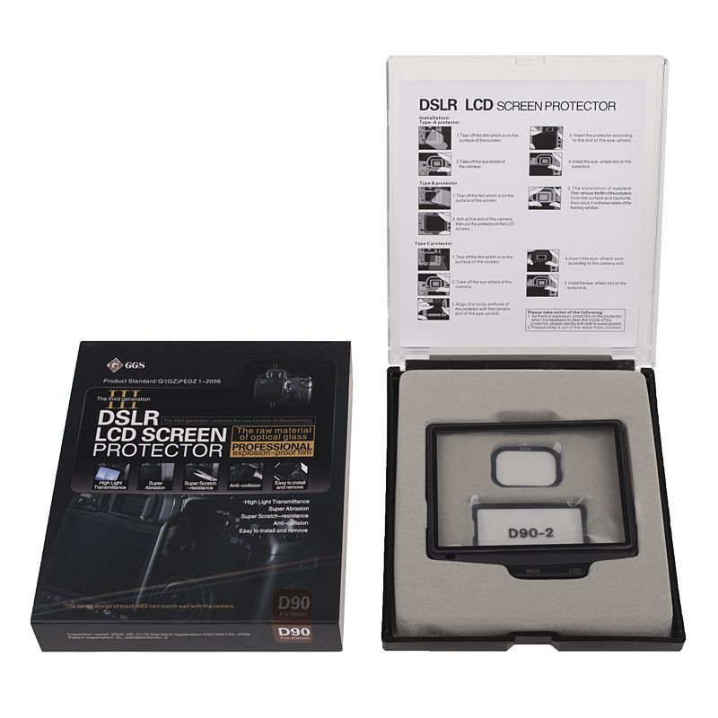 GGS III Nikon D90 LCD Screen Protector