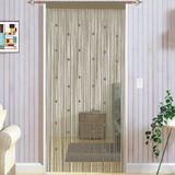 Sans marque Rideau anti-mouches perles 200x90cm Transparent