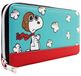 Portefeuille - Pochette avec compartiment à monnaie - Porte-cartes - Bleu - Pour un usage quotidien et les voyages