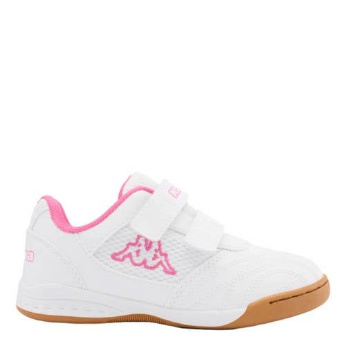Kappa imitatieleren sneakers - wit/roze