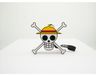 TEKNOFUN Lampe Figurine LED Skull One, Fruit du Démon One Piece, 9 cm, 2 modes d'éclairage : constant et pulsé, avec mousqueton