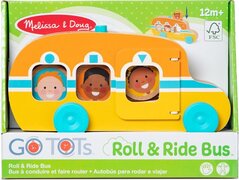 MELISSA & DOUG GO Tots Houten bus Rollen & Rijden (met 3 schijven)