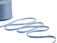 Furlanis - Dubbel satijnen lint, Italiaanse stof - Ceruleo, 6 mm x 25 m