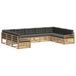 vidaXL - Buiten - bank - set - 9 - st - Wit - en - antracietkleurig