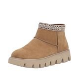 Rieker Dames W2074 korte laarzen, bruin, 36 EU