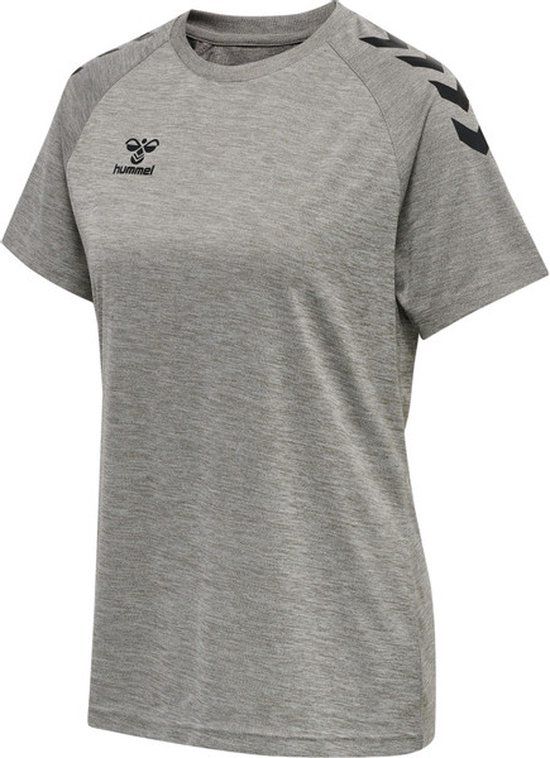 Hummel Core XK Core Poly Shirt Dames - Grijs - Maat S