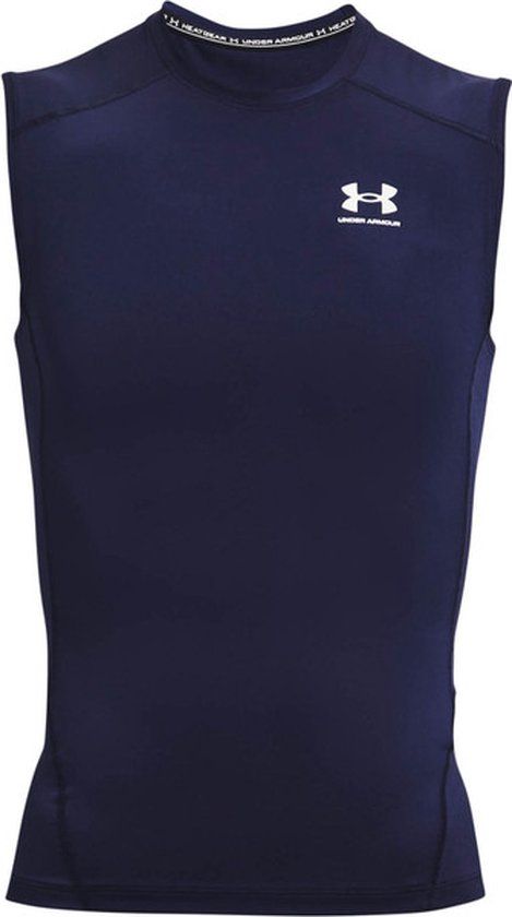 Under Armour HeatGear SL Heren - Navy - XS