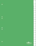 Durable Tabbladen 20-delig, groen, A4