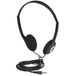 Manhattan 177481 Hoofdtelefoon Hoofdband Bedraad Muziek Zwart