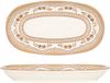 Rinart Plat - Salda - Porselein - 25x15 cm - set van 2