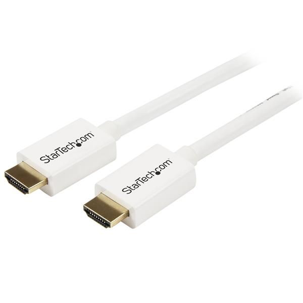 StarTech.com 3m White CL3 High Speed HDMI Cable - In-Wall Installation - 4K