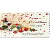 Traditionele Piccadilly Greetings Traditionele kerstkaart Zoon - 223 mm sq