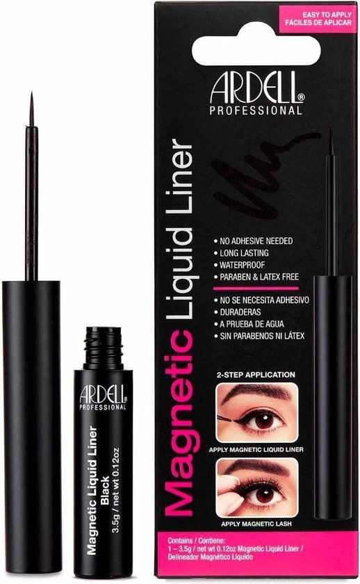 Ardell Magnetic Liquid Eyeliner - Magnetische eyeliner voor magnetische wimpers - Zwart