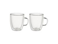 Dorre Kirk Set de tasses à café double paroi - 24 cl, Verre (Set de 2)