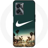Nike logo achtergrond Californië palmbomen bij nacht Maniacase