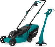 VONROC Grasmaaier 1300W en Grastrimmer 300W - Complete set - 32 cm maaibreedte - 30L Opvangbak