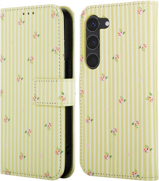 imoshion Design Bookcase voor de Samsung Galaxy S23 - Garden Stripes