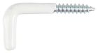 Cogeex 85252 schroefgat, kunststof, wit, 3 x 30 mm, 10 stuks