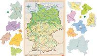 GOKI Puzzle - Allemagne - 98 Pièces - Bois