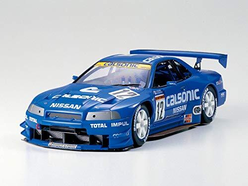 tamiya 24219 1:24 Calsonic Skyline GT-R (R34) - getrouwe replica, modelbouw, kunststof kit, hobby, lijmen, modelbouwdoos, montage, onbeschilderd, veelkleurig