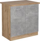 Vicco R-Line Wastafelkast – 80 cm, WB Eik Beton