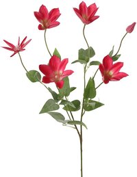 Viv! Home Luxuries Clematis Kunstbloem - Roze - 94cm