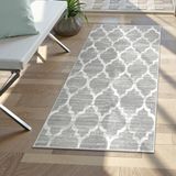 Lahome Moroccan Kitchen Runner Rug - 2X4 Rug Non-Slip Area Rug Small Accent Distressed Throw Rugs Floor Carpet for Door Mat Entryway Bedrooms Laundry Room Decor (Rectangle - 2’ X 4’, Gray)