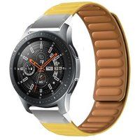 Armband SZSMART Magnetische met sterke verbinding voor Samsung Galaxy Watch 3 Lte 45 mm geel