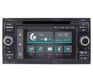 JF-137FKA-XDAB Autoradio Custom Fit voor Ford Zwart Android GPS Bluetooth WiFi DAB USB Full HD Touchscreen Display 7"