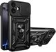 Techsuit Hoesje geschikt voor Apple iPhone 17 - Camshield Back Cover - Zwart