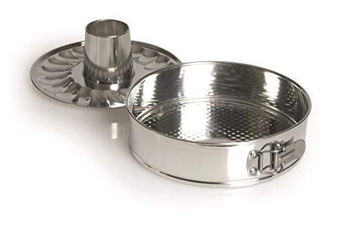 Excelsa Silver Baking Cake Pan, 26 cm, Steel, Silver