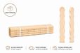 Wooden Fencing Omheininglat Vurenhout 2x9x100 cm, 25 stuks