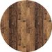 vidaXL Plateau - Ø 50 x 1,5 cm - Rond - Bois traité - Vieux bois