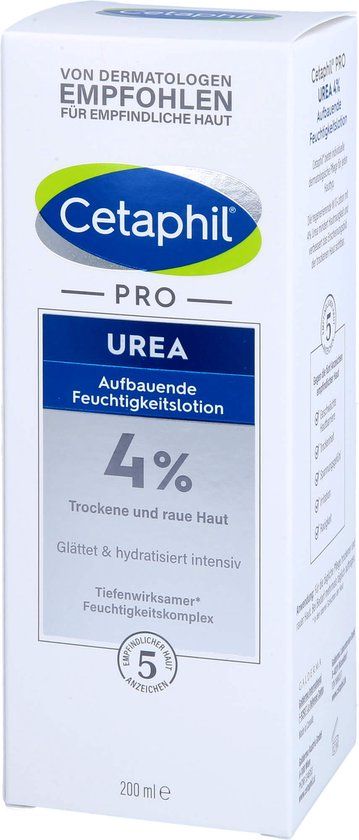 Cetaphil Pro Urea 4% aufbauende Feuchtigkeitslotion, 200 ml Lotion