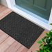 Apache Mills Textures Blocks deurmat blokken 18-Inch X 30-Inch onyx