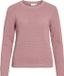 VILA Femme Pull Tricot Pull Confortable Design Structuré à Col Rond VIDALO
