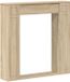vidaXL Houthaard ombouw Sonoma Eiken 100 x 20 x 100 cm Bewerkt hout