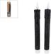 Overige merken LED Kaarsen met Afstandsbediening, Zwart, Kunststof, Rond, Warm wit licht, 2 stuks