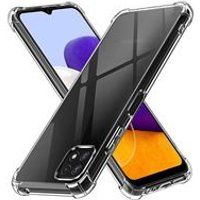 Phonillico® Transparant siliconen schokbestendig hoesje voor Samsung A22 5G